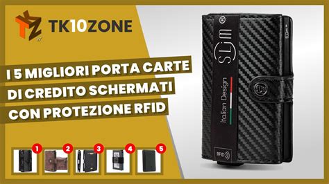 I 5 migliori porta carte di credito schermati con protezione RFID.